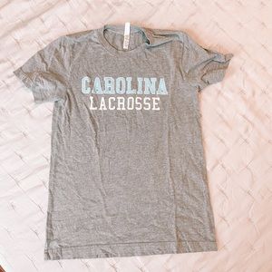 north carolina lacrosse tee